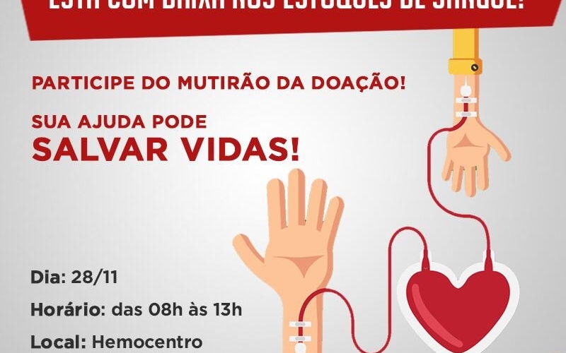 Hemocentro Regional de Nova Friburgo promove mais um mutirão para doação de sangue no sábado