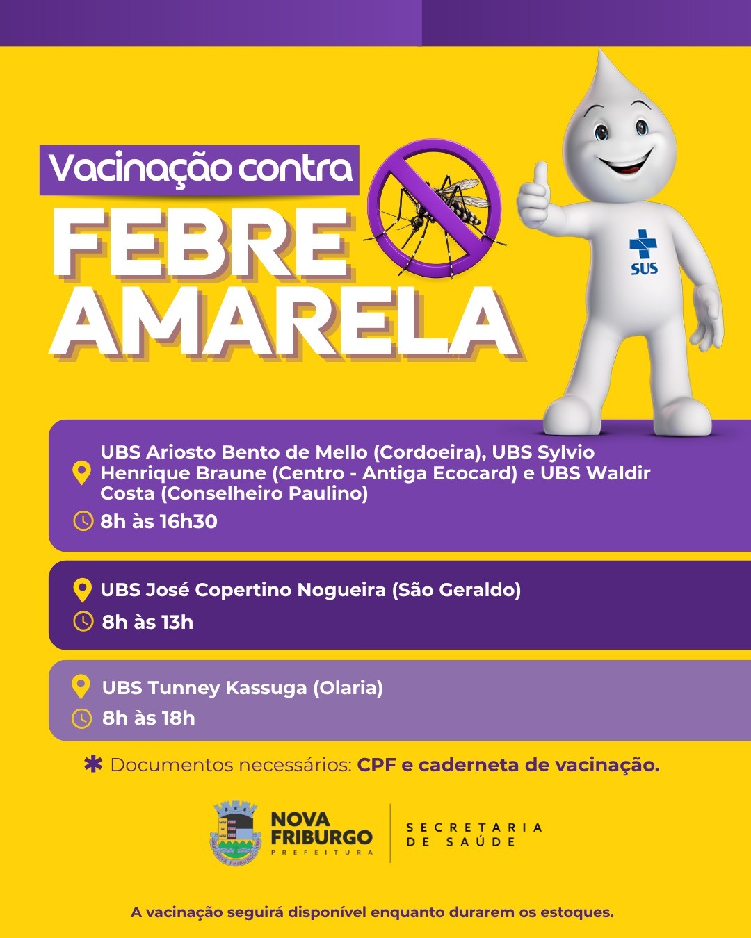 vacinacao-contra-a-febre-amarela-passa-a-ser-oferecida-diariamente-em-cinco-unidades-de-saude